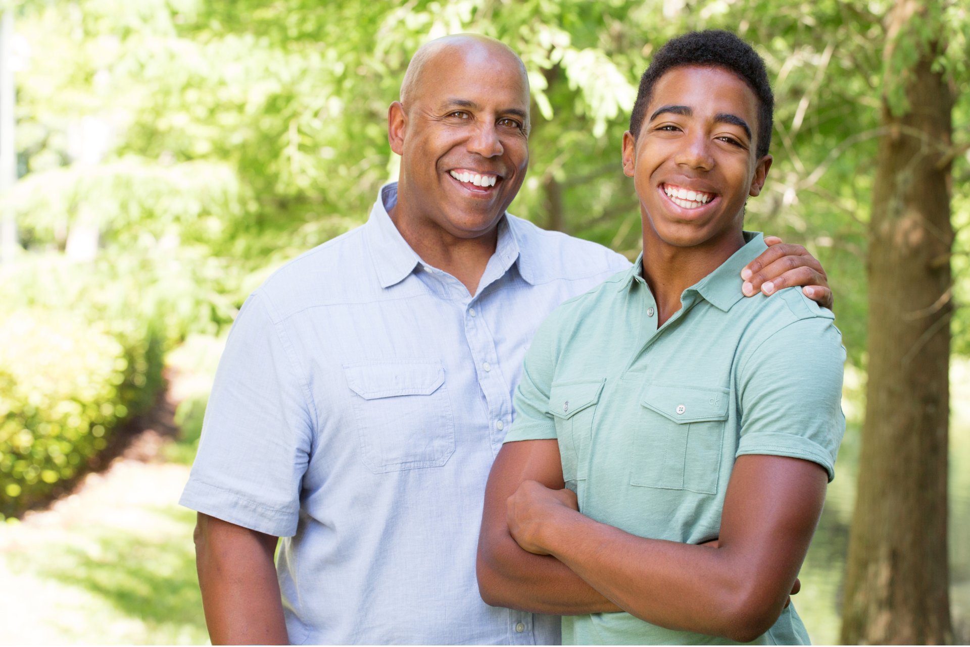 Trotse ouder en kind